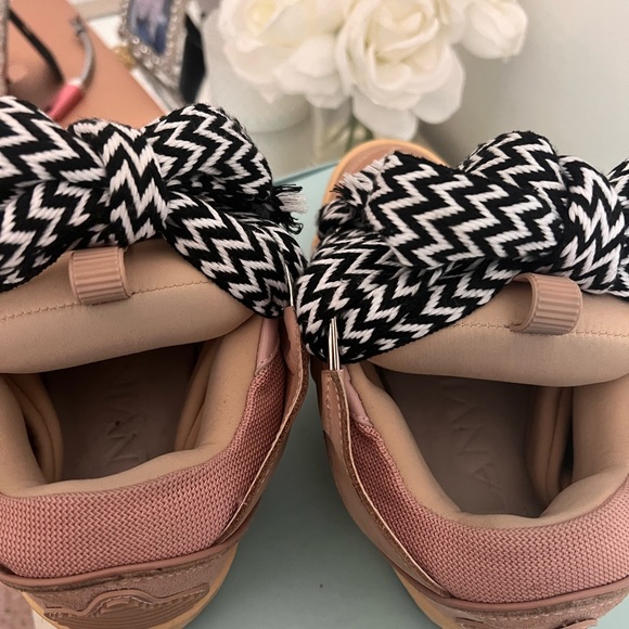 Lanvin leather curb sneakers - Picture 5 of 5